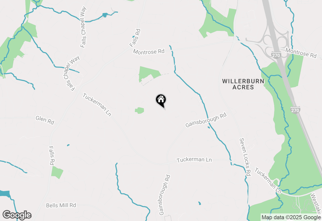 Map of 11706 Milbern Drive, Rockville, MD 20854