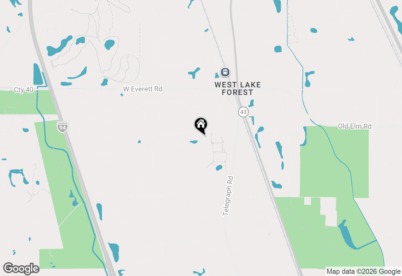 Map of 1280 Fiore Drive, Lake Forest, IL 60045