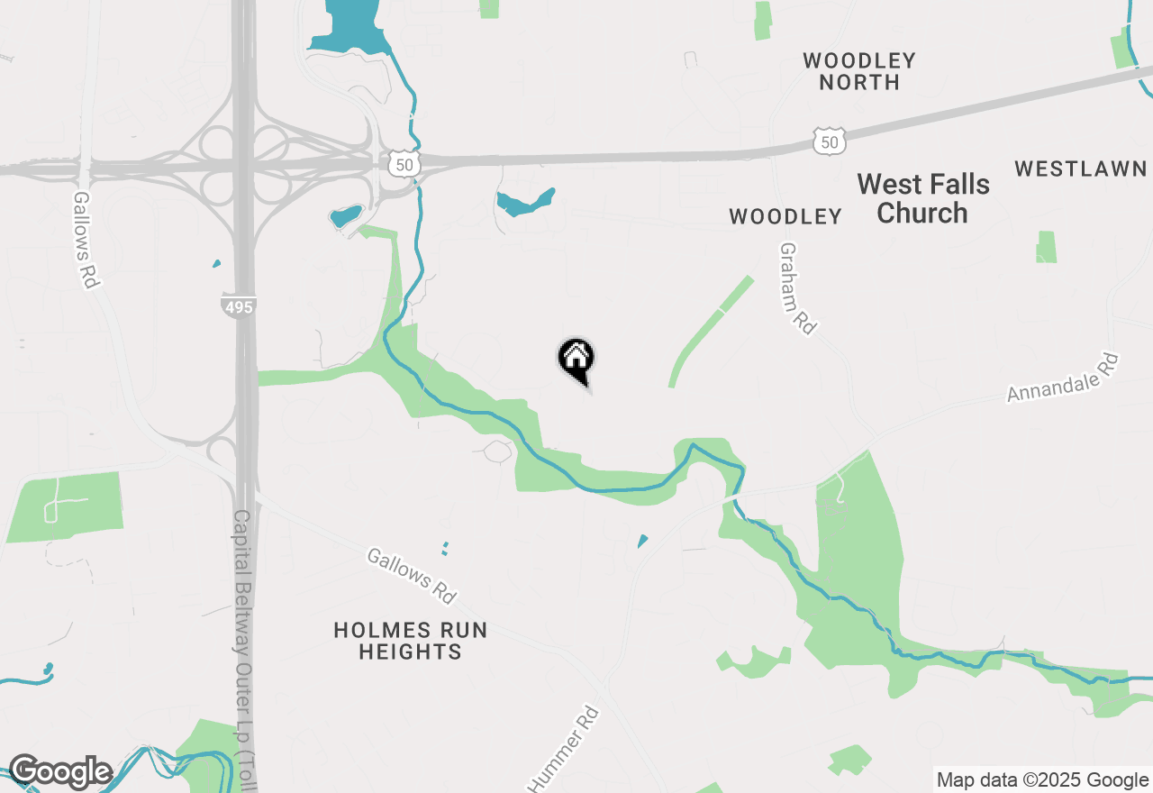 Map of 3252 Holly Hill Drive, Falls Church, VA 22042
