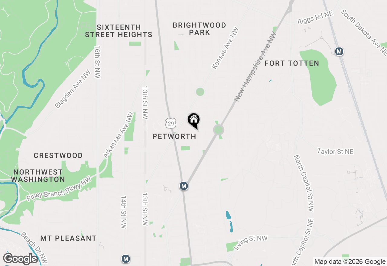 Map of 724 Varnum Street Nw #1, Washington, DC 20011