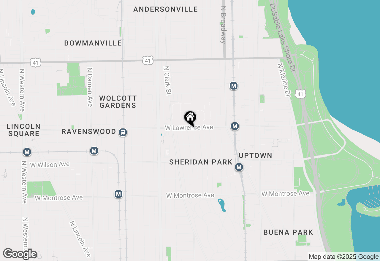 Map of 4752 N Beacon Street, Chicago, IL 60613