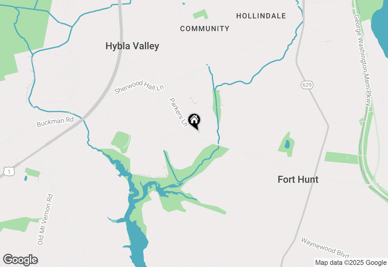 Map of 2402 Parkers Lane, Alexandria, VA 22306