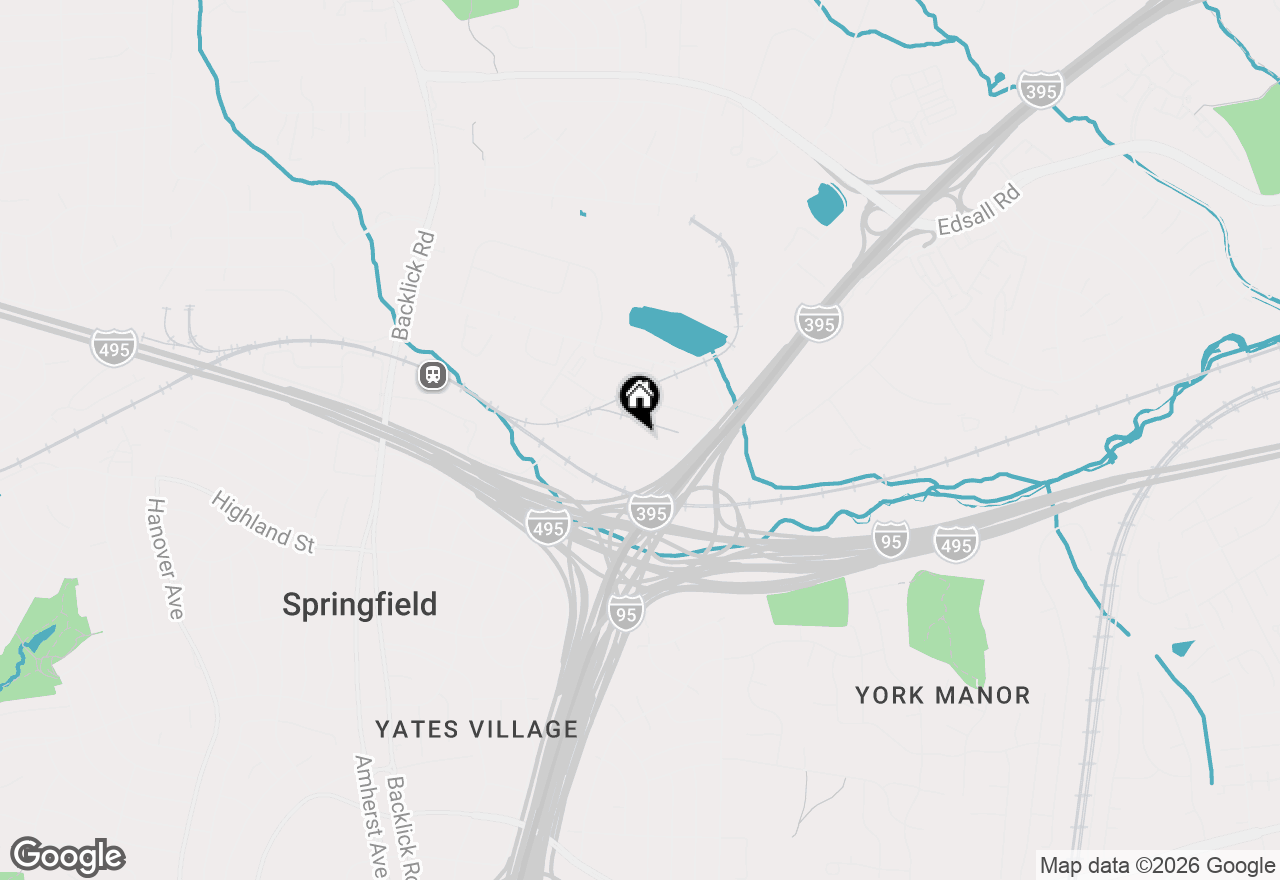 Map of 6628 Electronic Drive, Springfield, VA 22151