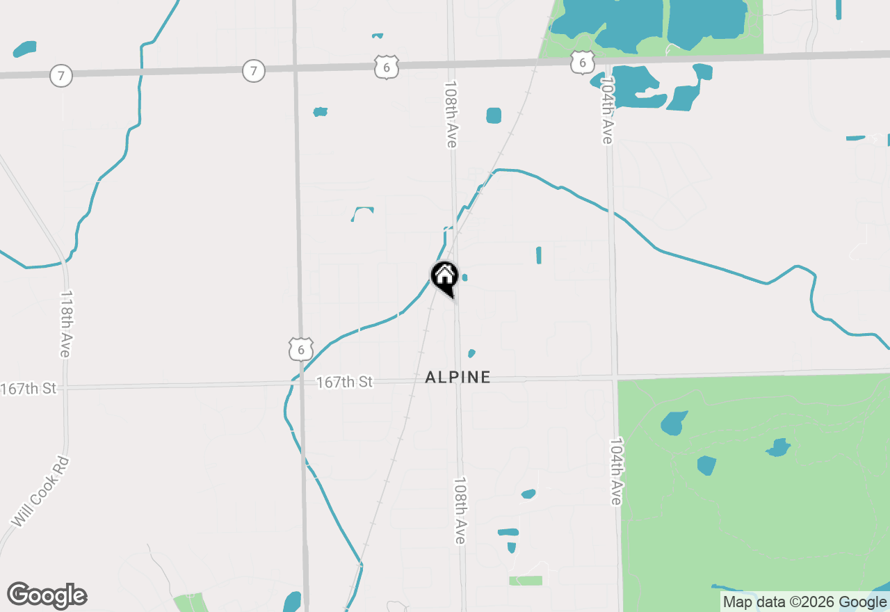 Map of 16501 Nottingham Court, Orland Park, IL 60467