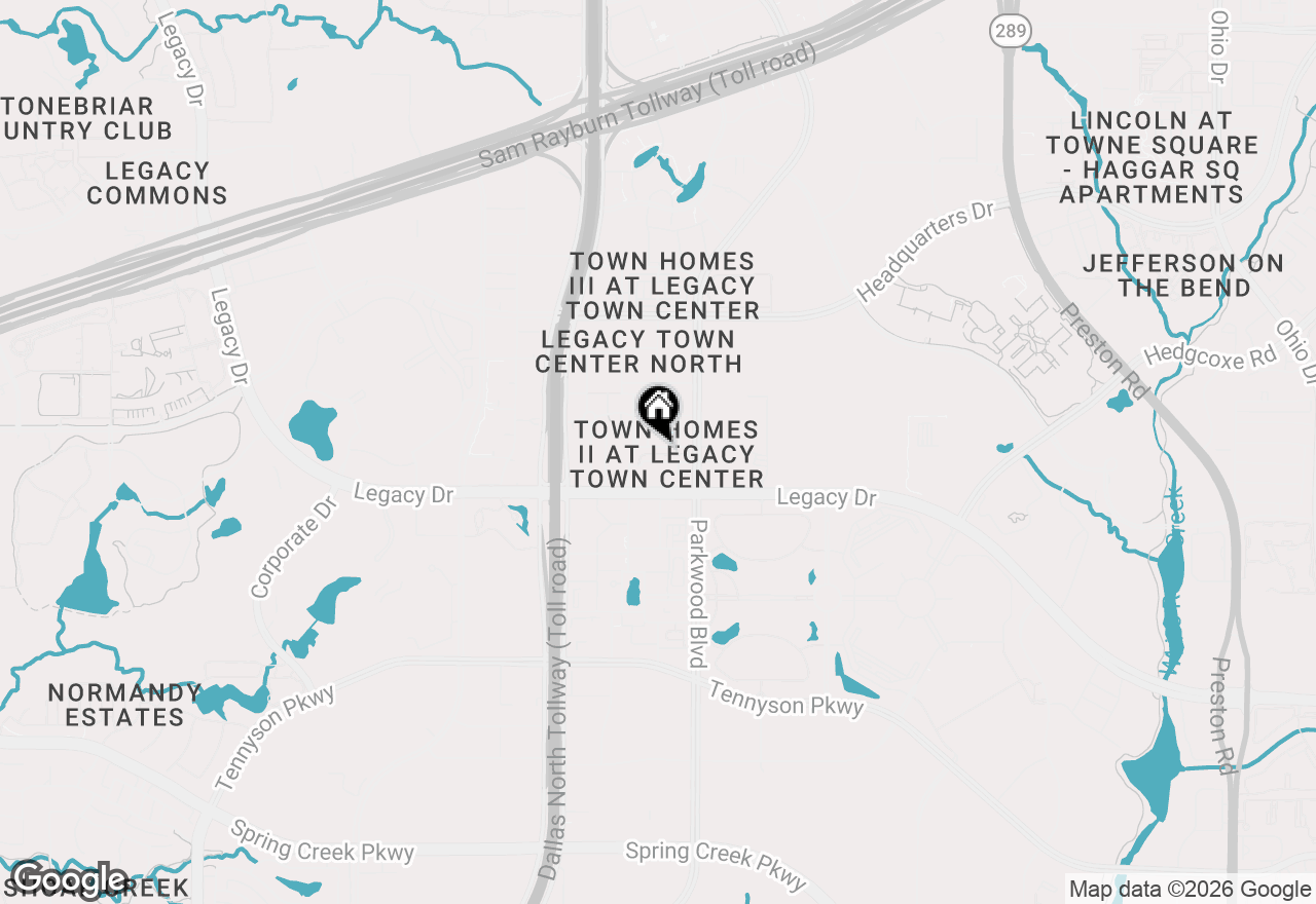 Map of 5760 Robbie Road, Plano, TX 75024