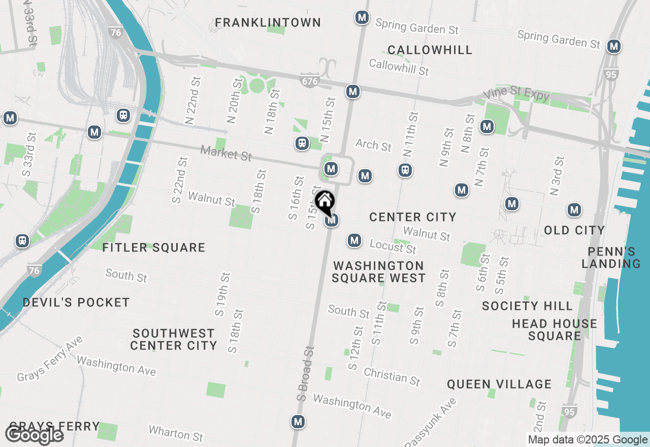 Map of 200 S Broad Street #401, Philadelphia, PA 19102