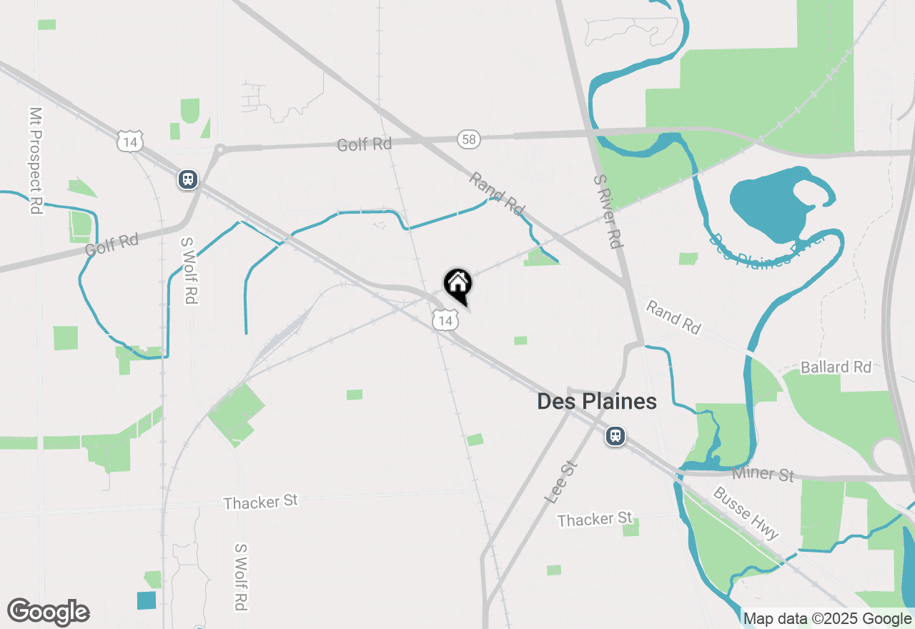 Map of 390 S Western Avenue #512, Des Plaines, IL 60016