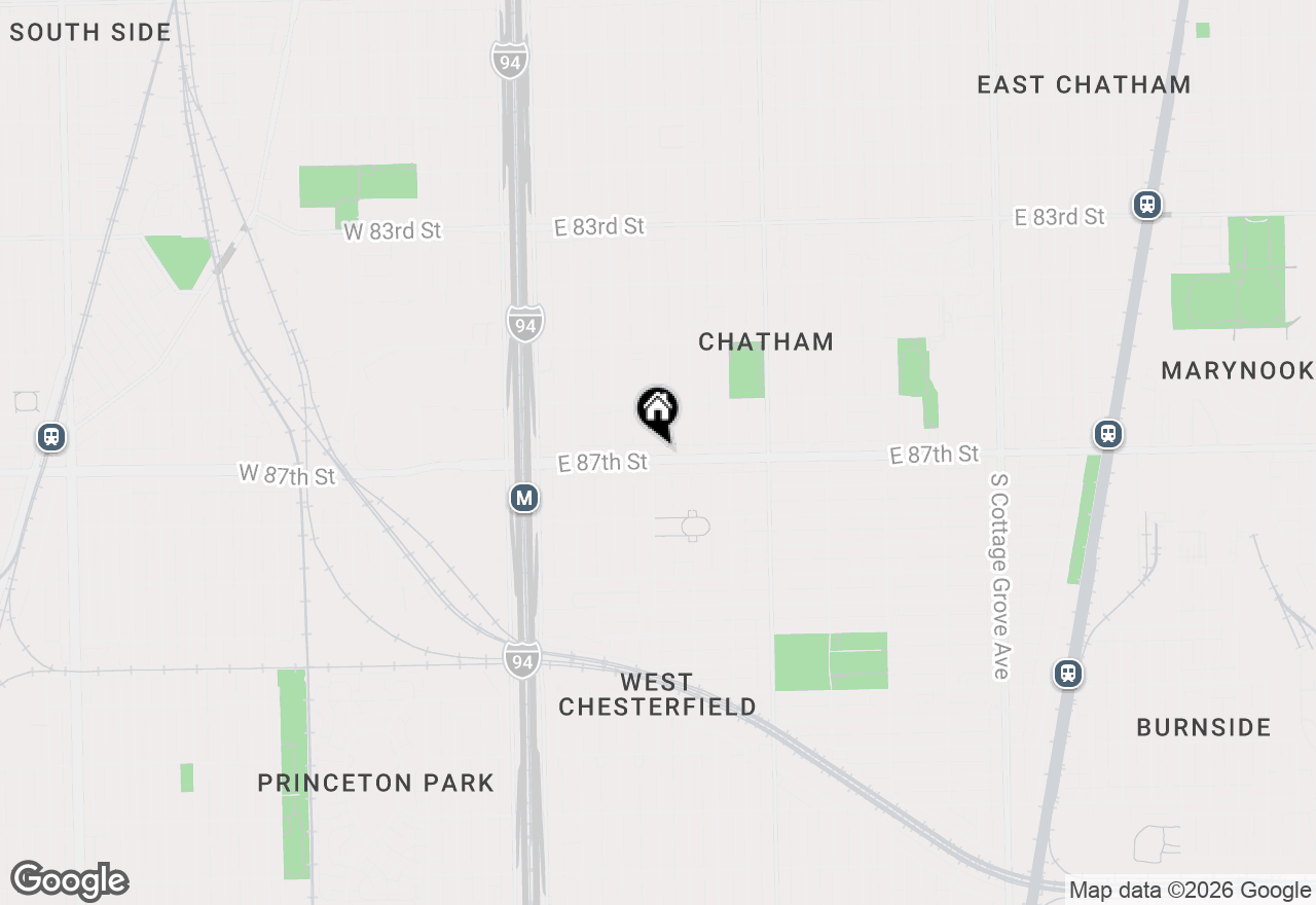 Map of 200 E 87th Street #1, Chicago, IL 60619