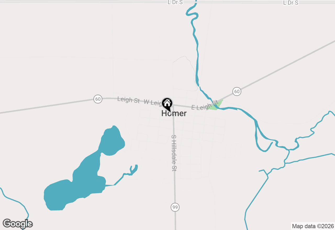 Map of 211 W Main Street, Homer, MI 49245