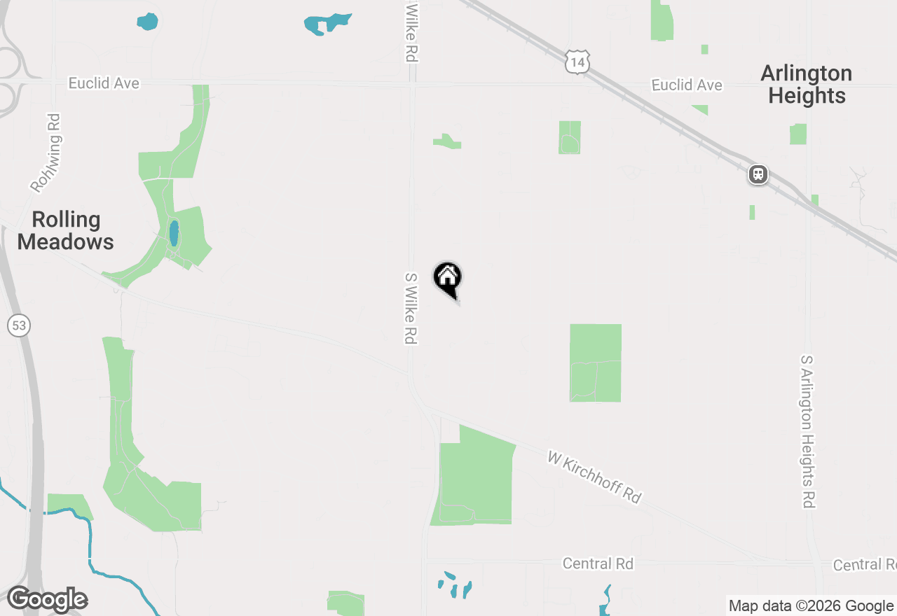 Map of (Address confidential), Arlington Heights, Illinois 60005