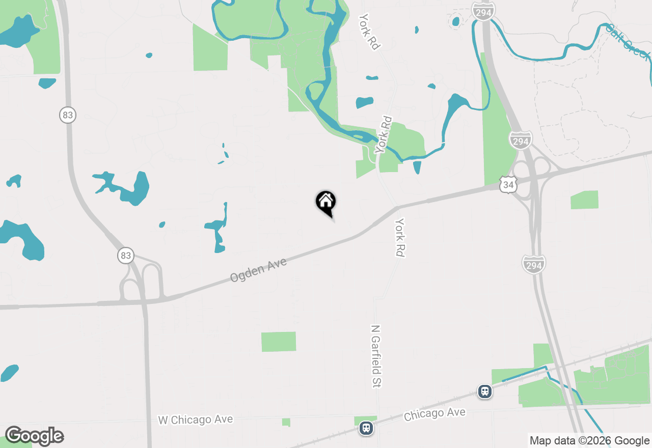 Map of 815 Merrill Woods Road, Hinsdale, IL 60521