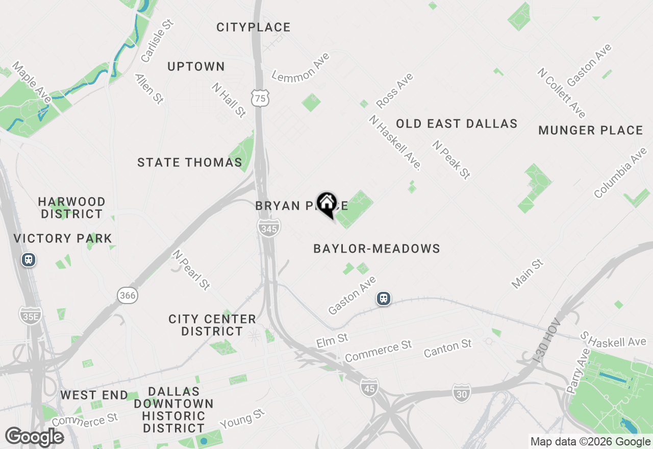 Map of 1319 Birkenhead Court, Dallas, TX 75204