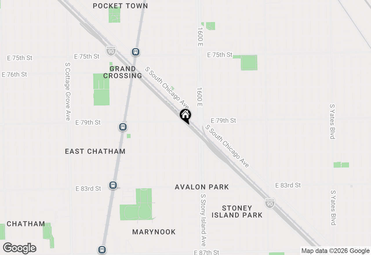 Map of 7918 S Anthony Avenue, Chicago, IL 60619