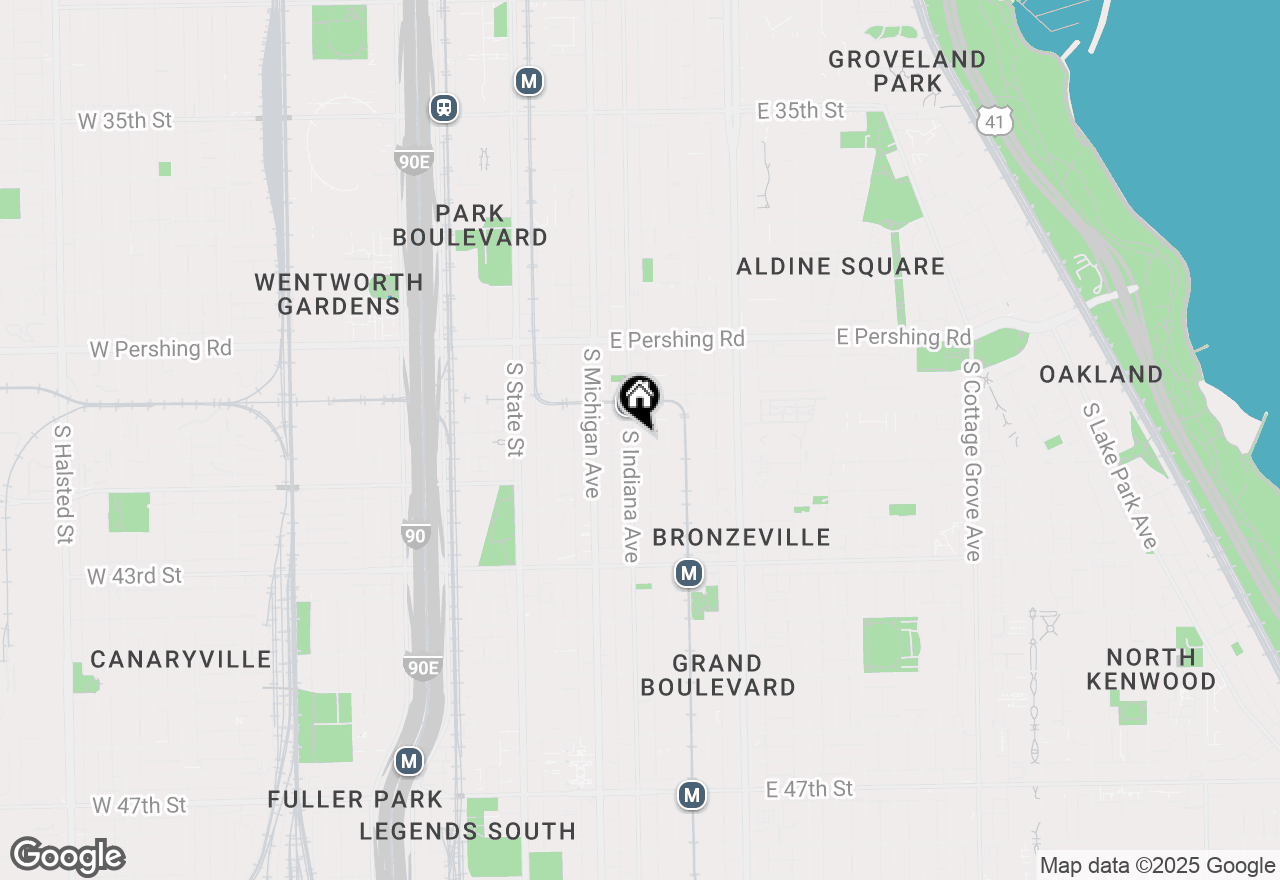 Map of 4049 S Indiana Avenue, Chicago, IL 60653