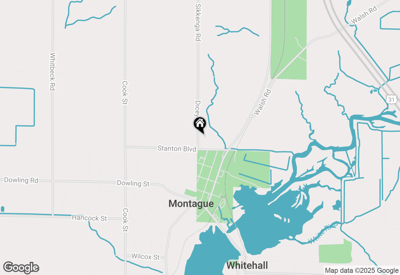 Map of 9070 Dicey Street, Montague, MI 49437