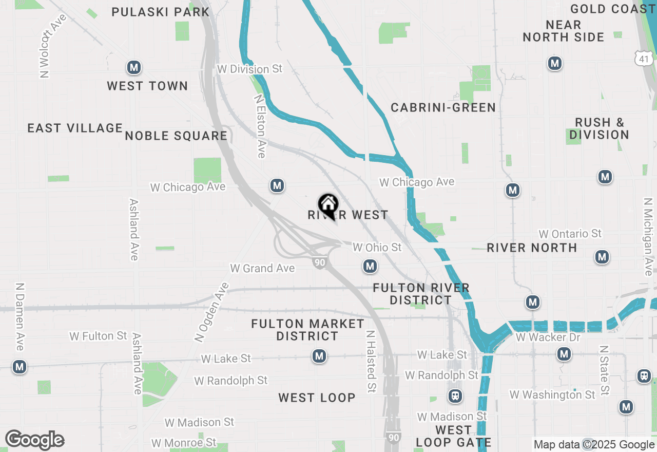 Map of 651 N Milwaukee Avenue #304, Chicago, IL 60642