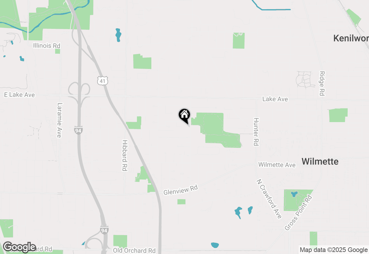 Map of 2719 Alison Lane, Wilmette, IL 60091