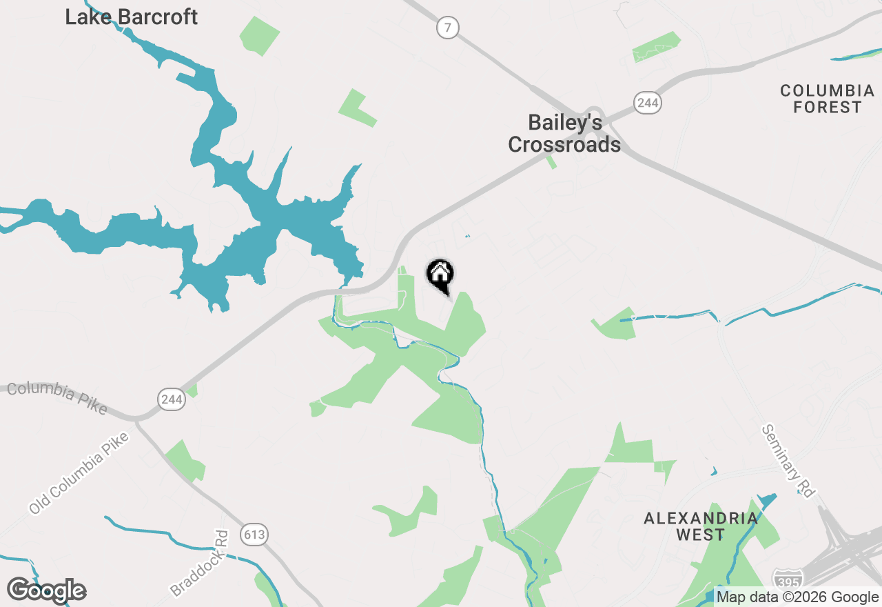 Map of 3810 Steppes Court, Falls Church, VA 22041
