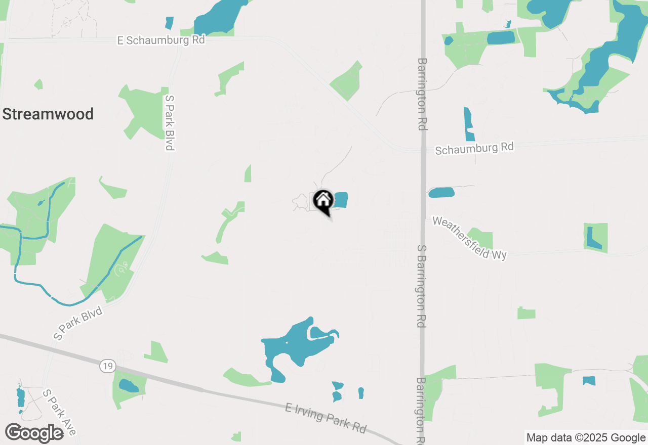 Map of 309 Teak Lane, Streamwood, IL 60107