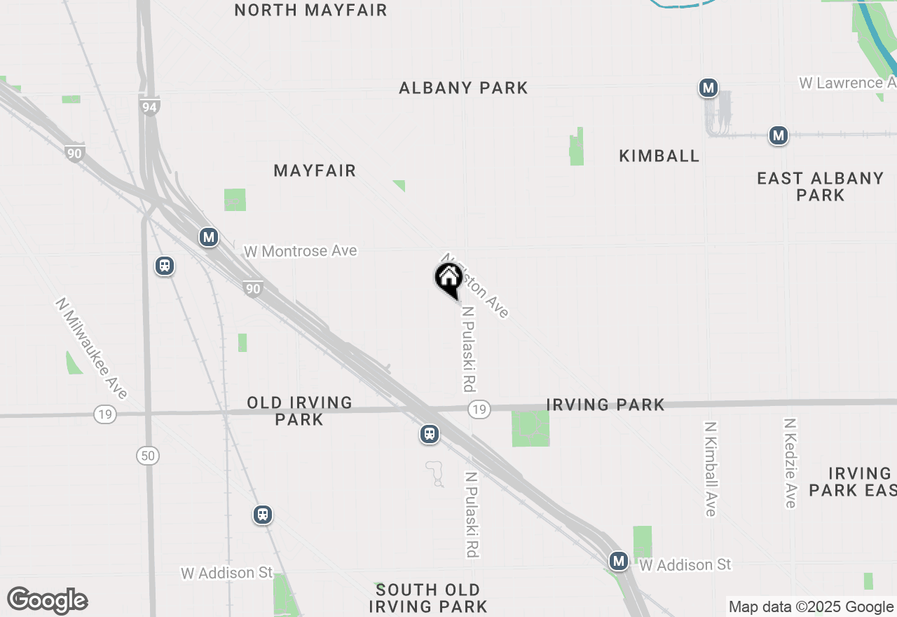 Map of 4225 N Keystone Avenue #1C, Chicago, IL 60641