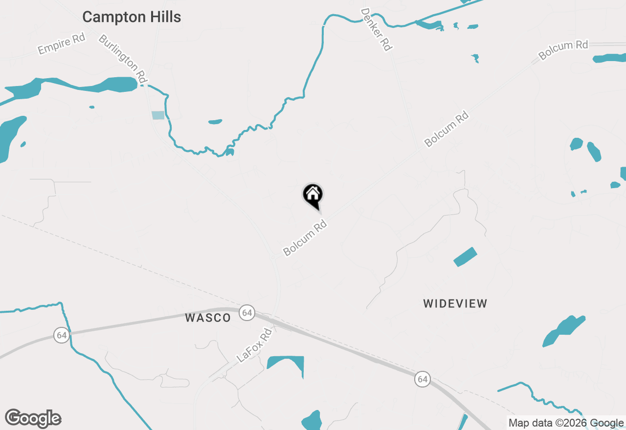 Map of 39W955 Deer Run Drive, St. Charles, IL 60175