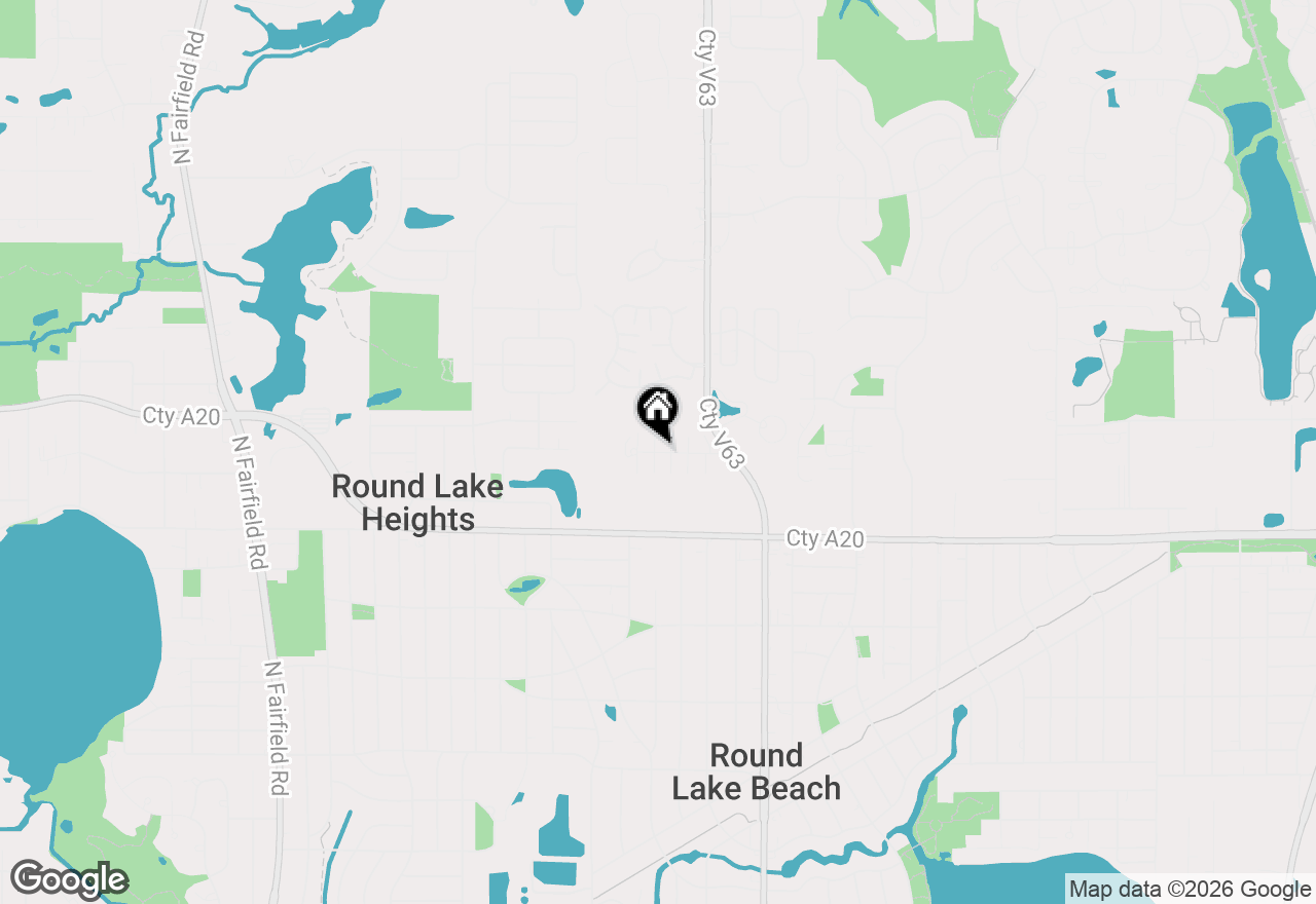 Map of 530 Meadow Green Lane #530, Round Lake Beach, IL 60073