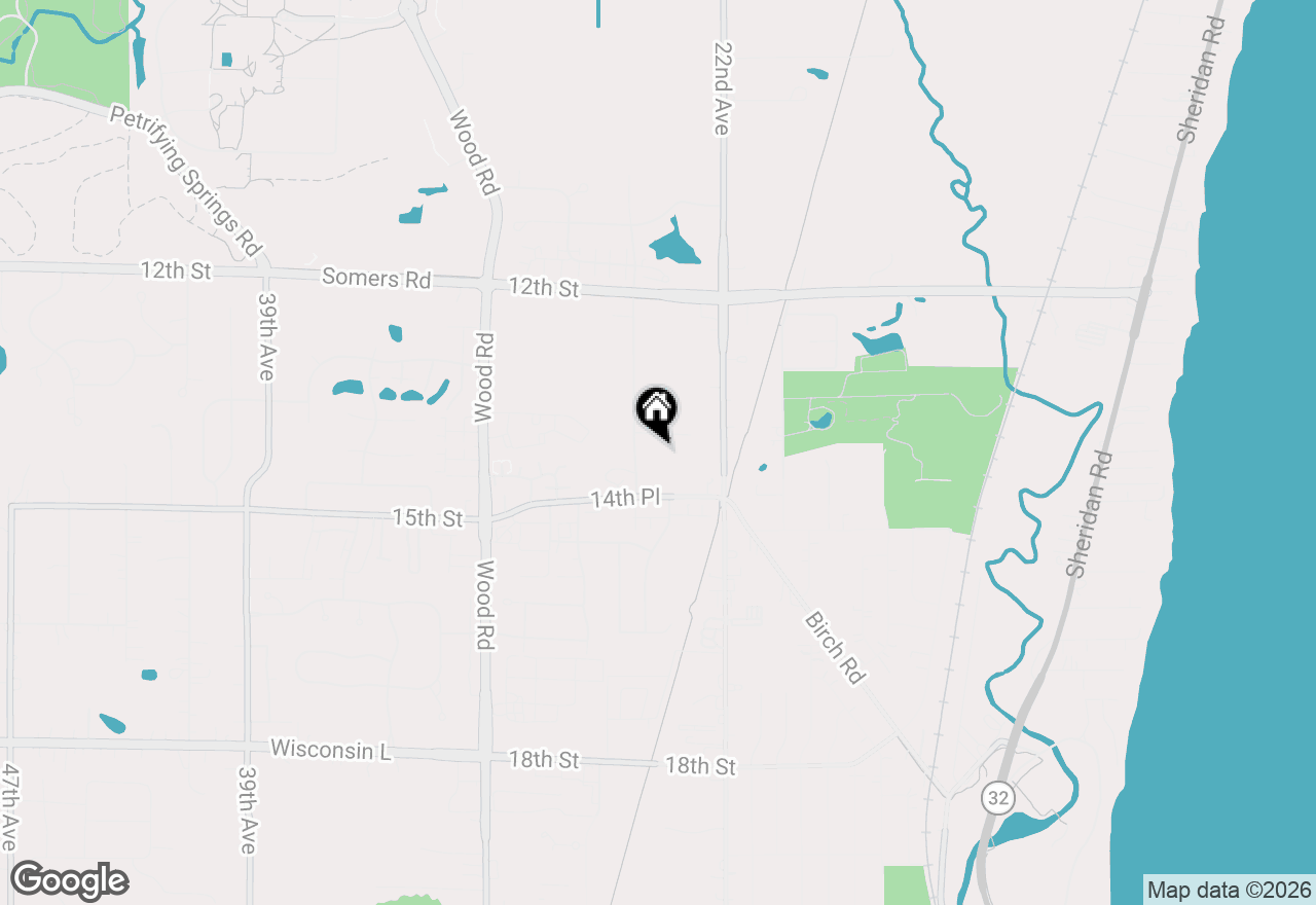 Map of 2403 14th St #LT3 OF CSM, Kenosha, WI 53144