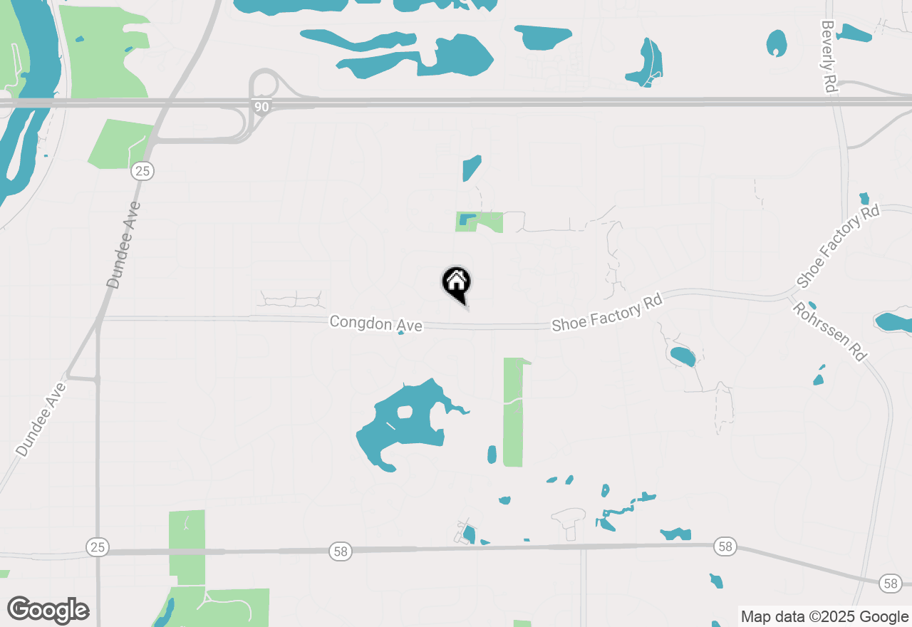 Map of 1204 Frederick Court, Elgin, IL 60120