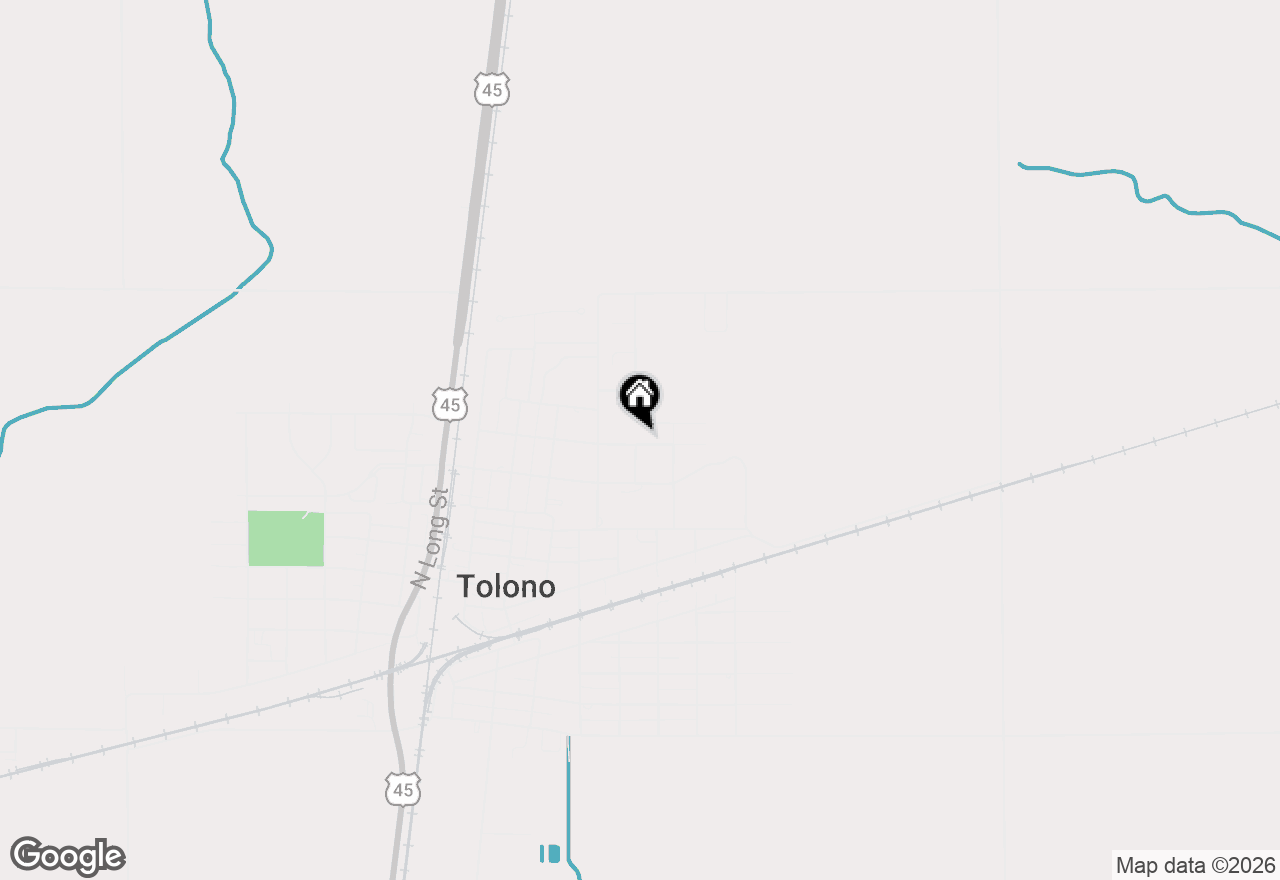 Map of 500 E Locust Street, Tolono, IL 61880