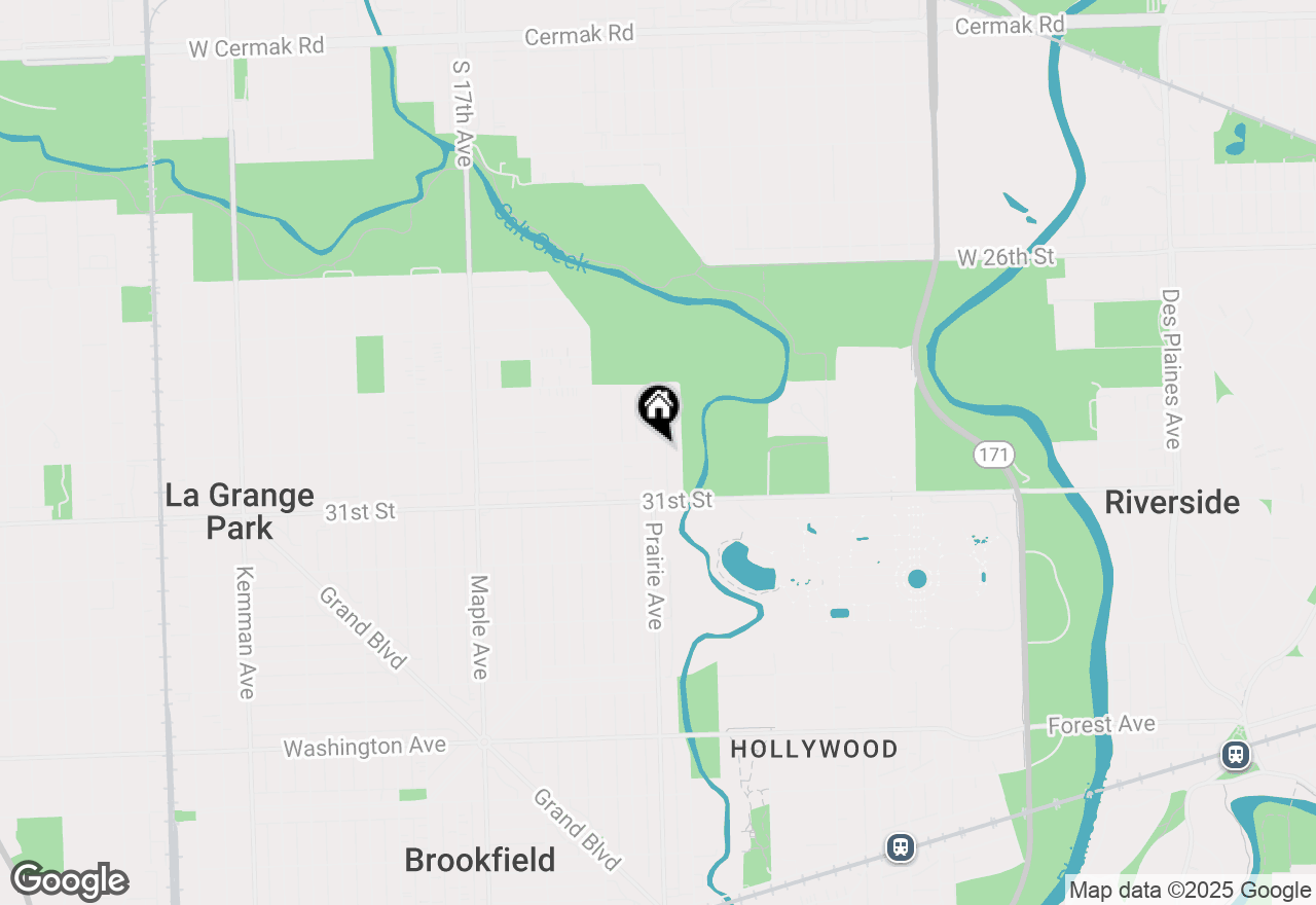 Map of 3005 Prairie Avenue, Brookfield, IL 60513