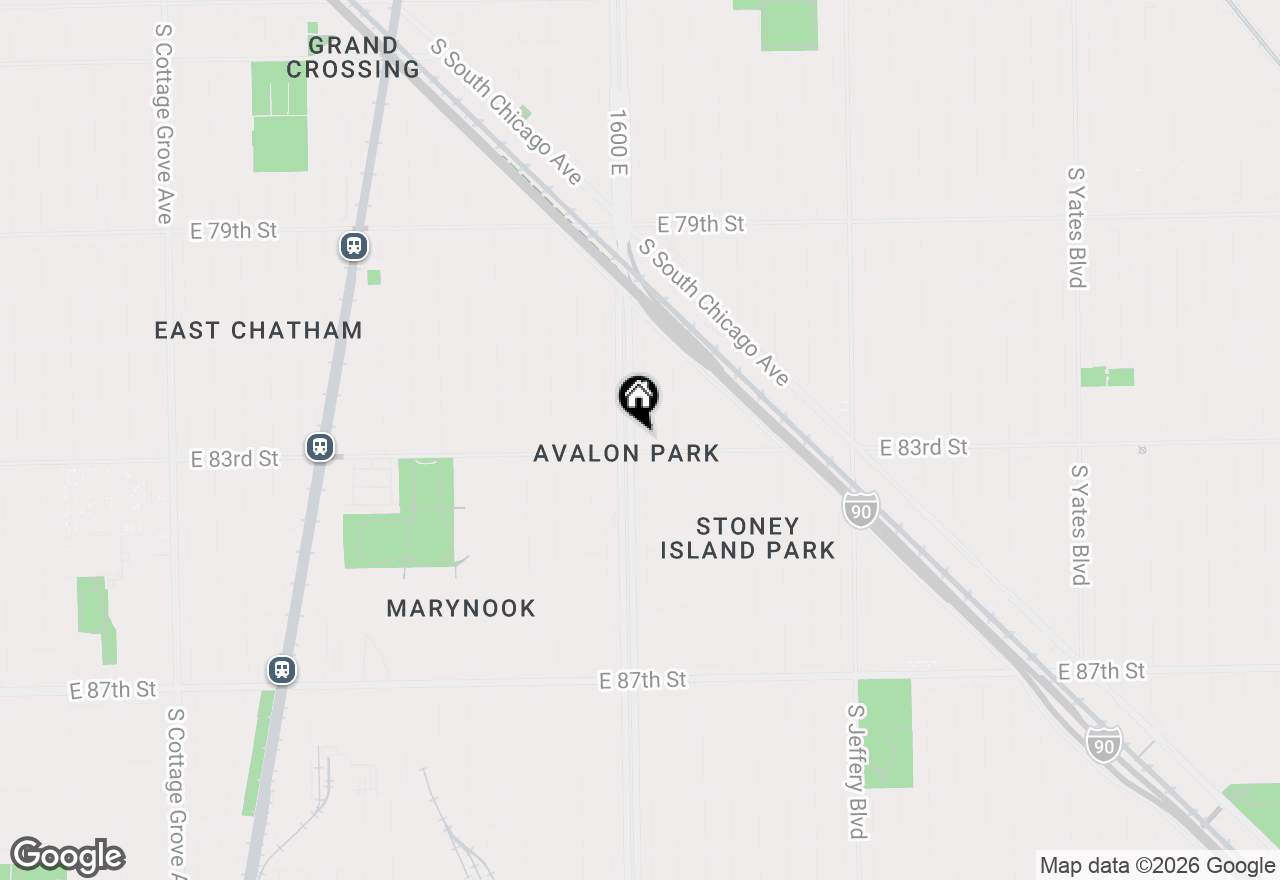 Map of 8249 S Stony Island Avenue, Chicago, IL 60617