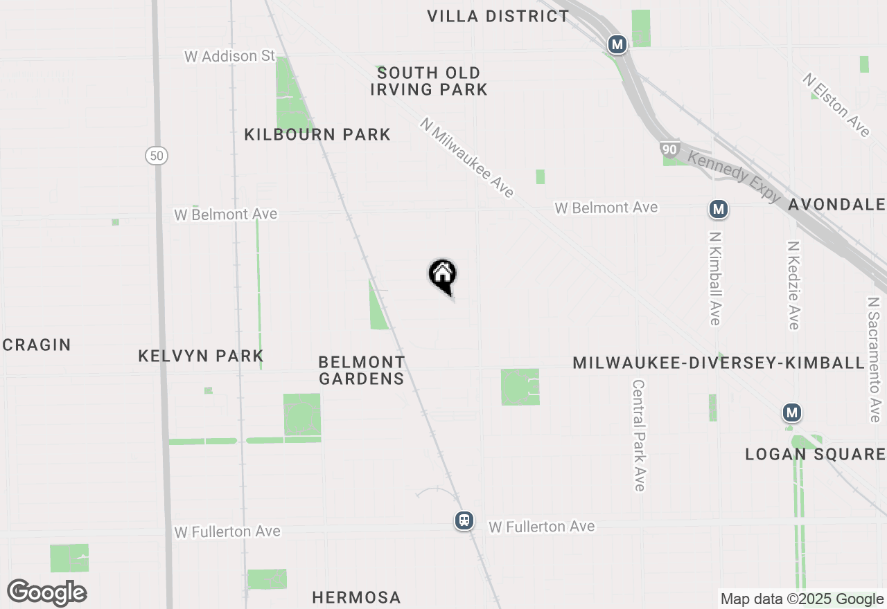Map of 4058 W Oakdale Avenue, Chicago, IL 60641