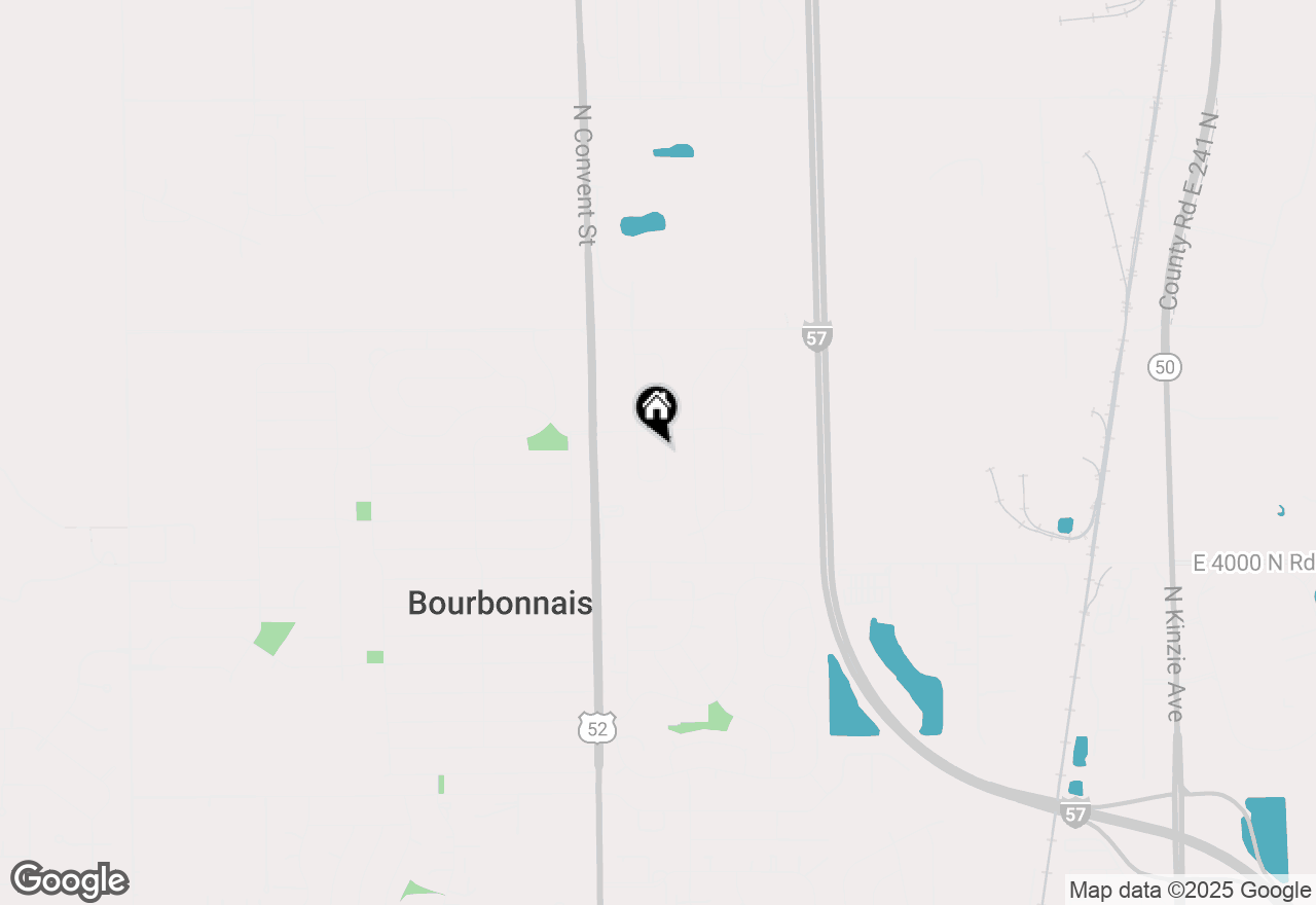 Map of 1581 Carver Circle, Bourbonnais, IL 60914