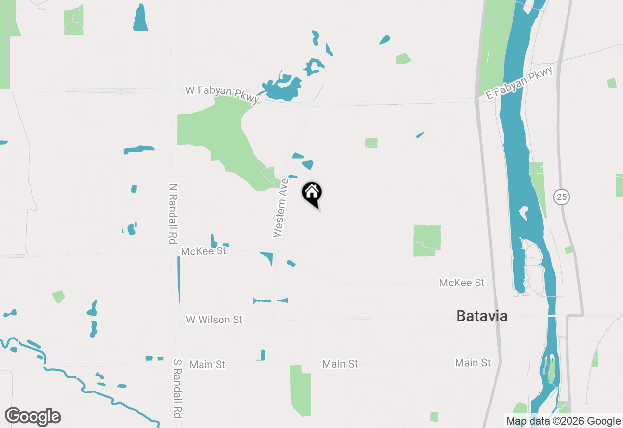 Map of 405 Blackhawk Drive, Batavia, IL 60510