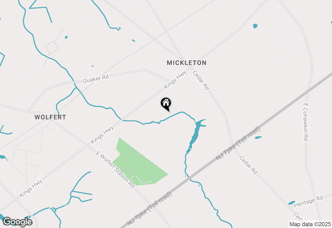 Map of 552 Hereford Lane, Mickleton, NJ 08056