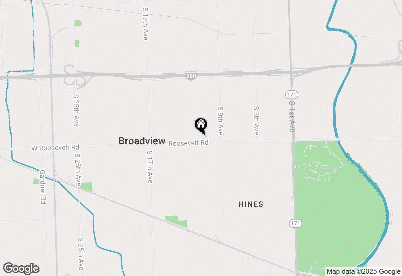 Map of 2128 S 11th Avenue, Maywood, IL 60153