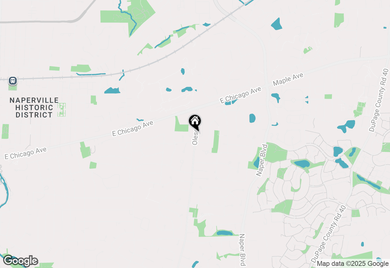 Map of 111 Olesen Drive #3F, Naperville, IL 60540
