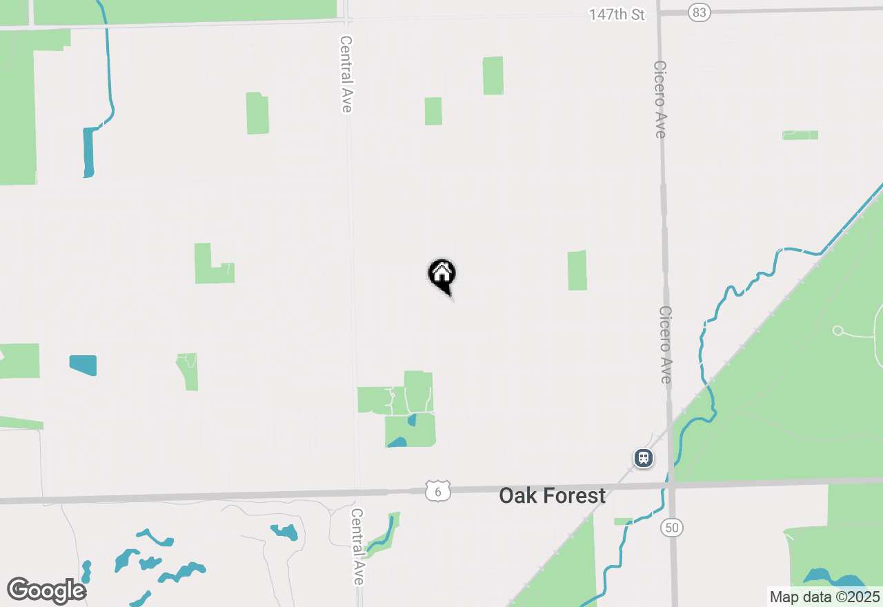 Map of 5379 Diamond Drive #B, Oak Forest, IL 60452