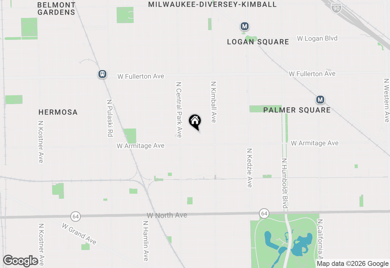 Map of 3526 W Mclean Avenue, Chicago, IL 60647