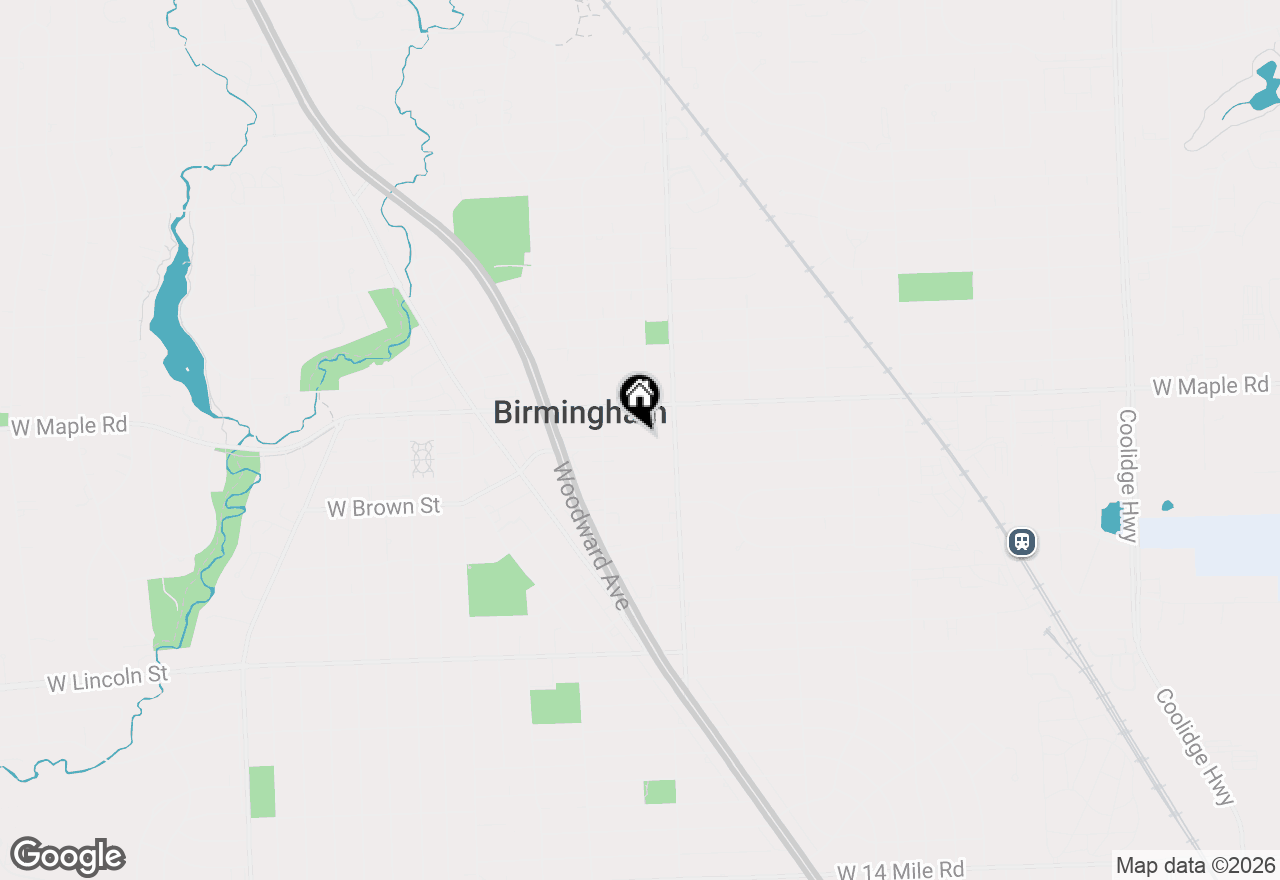 Map of 955 Forest Avenue, Birmingham, MI 48009