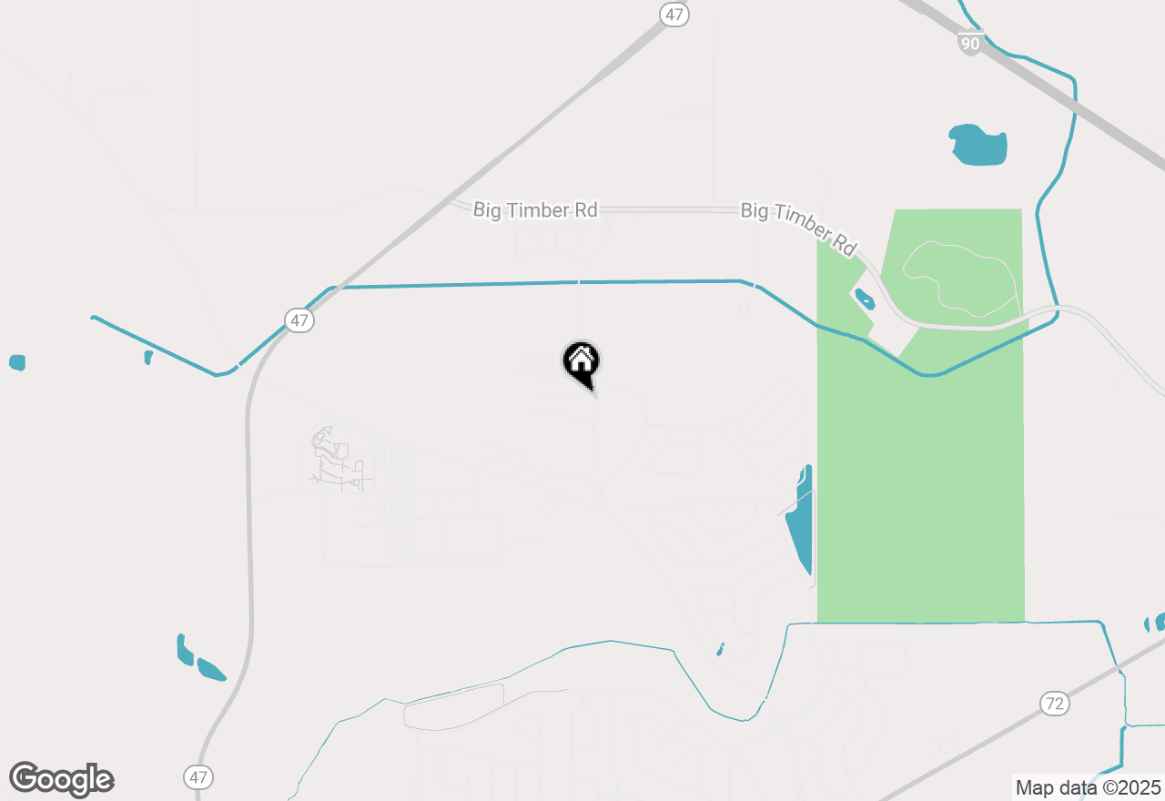 Map of 2560 Tahoe Lane, Pingree Grove, IL 60140