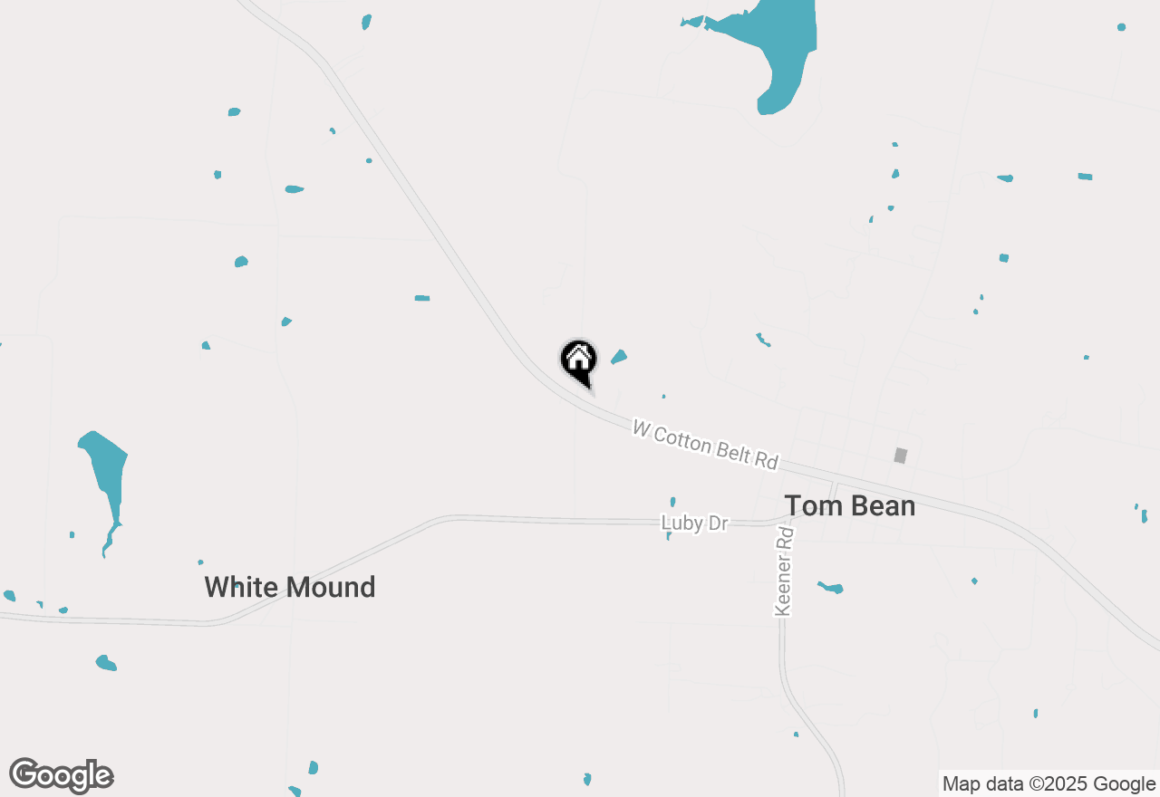 Map of 10 Acres Franklin Road, Tom Bean, TX 75489