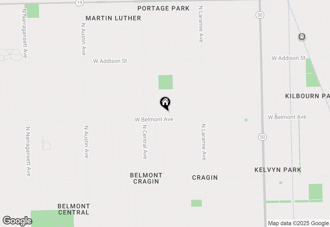 Map of 5435 W Melrose Street, Chicago, IL 60641