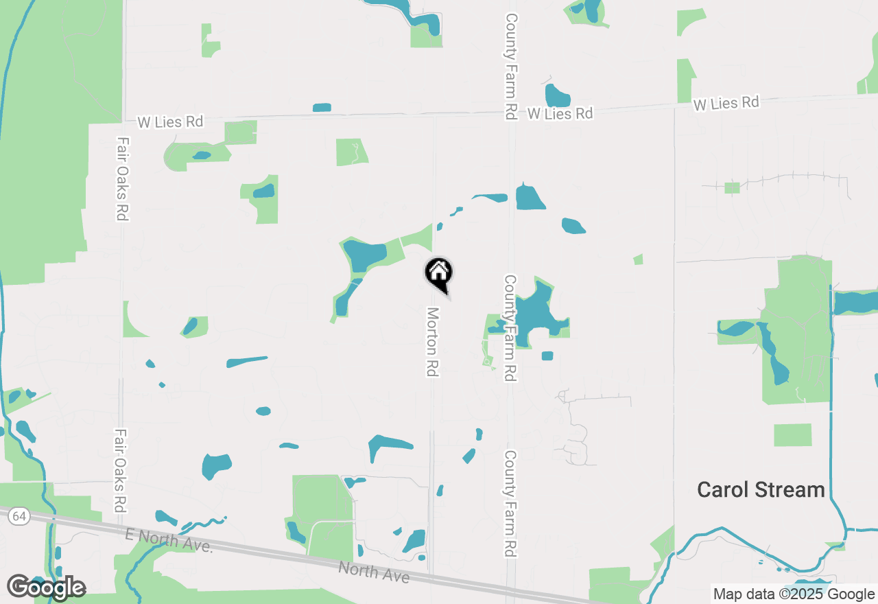 Map of 716 Shining Water Drive, Carol Stream, IL 60188