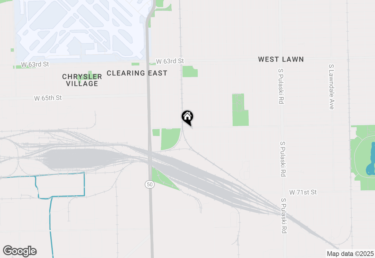 Map of 4543 W Marquette Road #2, Chicago, IL 60629