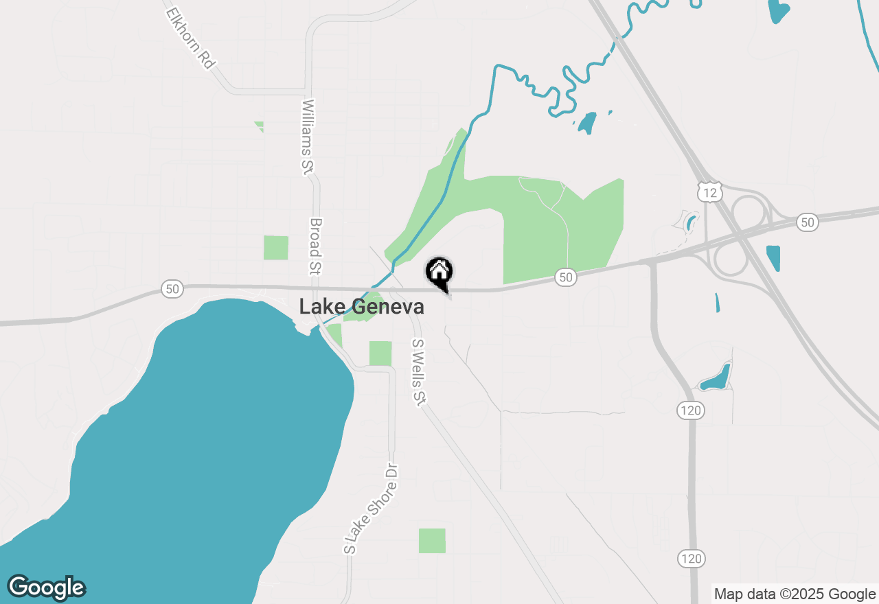 Map of 110 West St #1, Lake Geneva, WI 53147