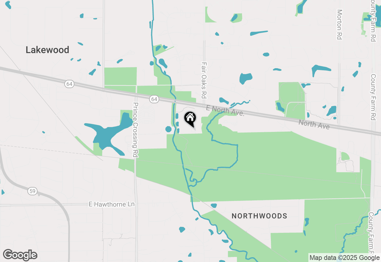 Map of 1330 Ancient Oaks Drive, West Chicago, IL 60185