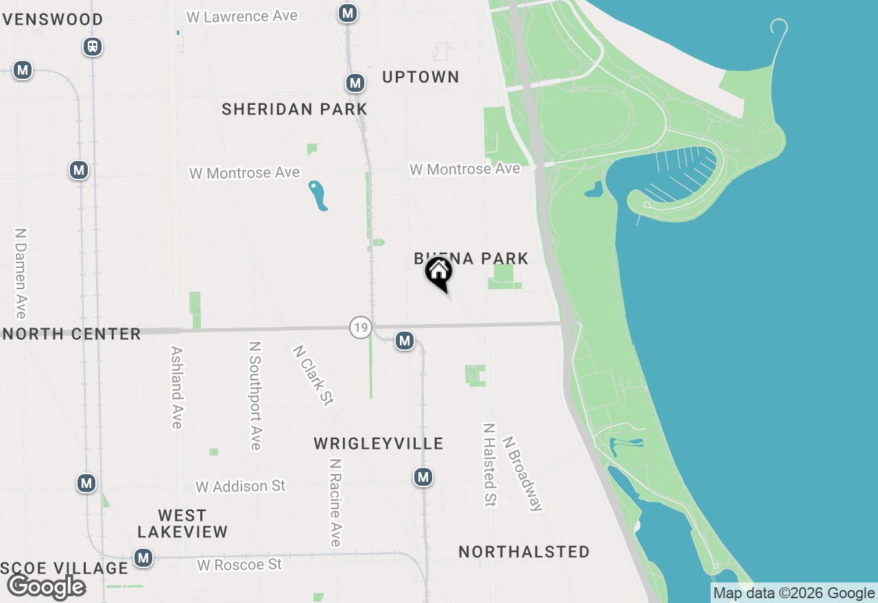 Map of 940 W Cuyler Avenue #1, Chicago, IL 60613