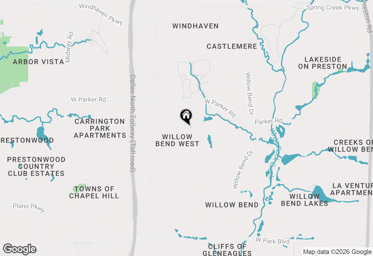 Map of 5900 Kensington Drive, Plano, TX 75093