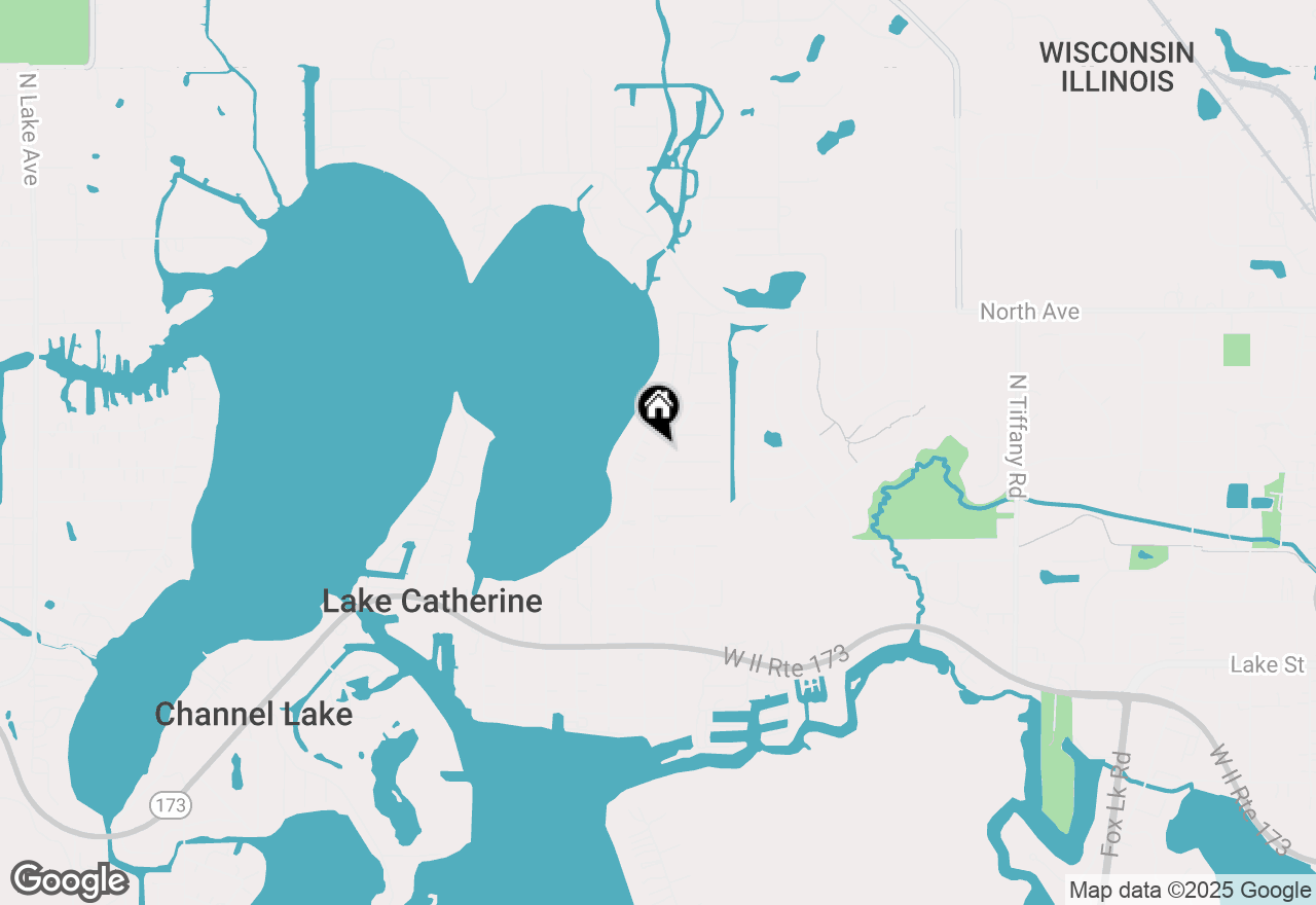 Map of 42674 N Lake Drive, Antioch, IL 60002